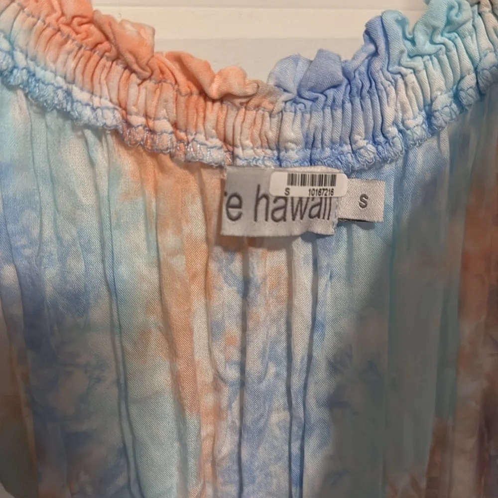 Tiara Hawaii riveria dress off the shoulder tyedye
